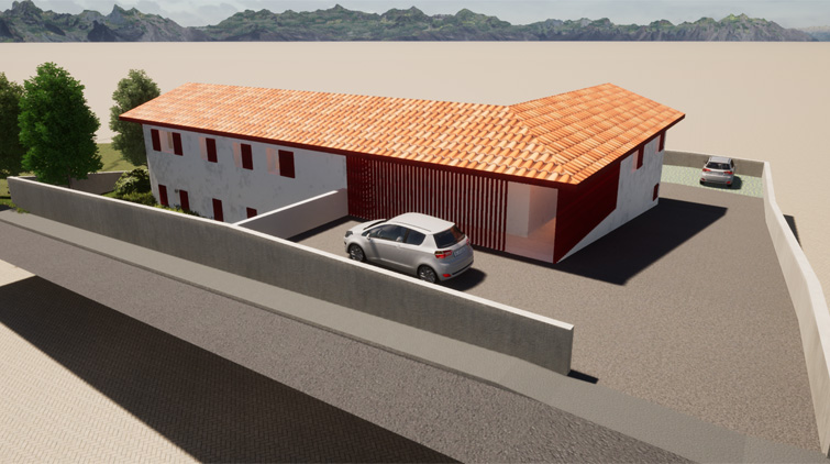 Construction 6 logements collectifs à Hendaye, Pays Basque 